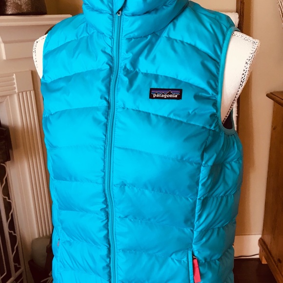 Patagonia Jackets & Blazers - PATAGONIA Puffer Blue Turquoise Vest Size Medium